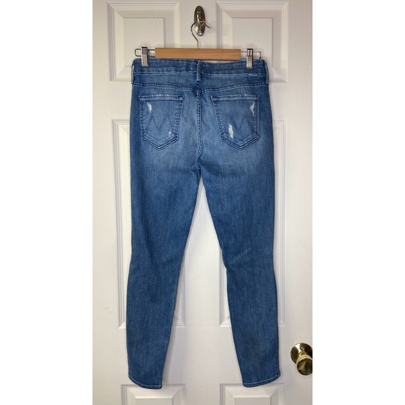 MOTHER Denim The Looker Crop Graffiti Girl Size 28 - Picture 3 of 7